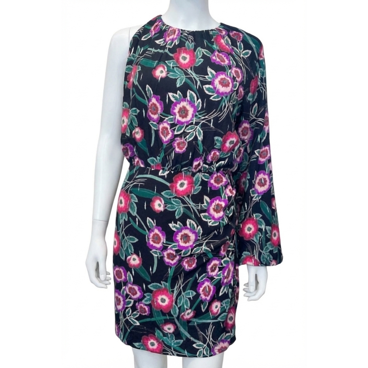 New Misa Los Angeles Women's One Shoulder Dress In Black